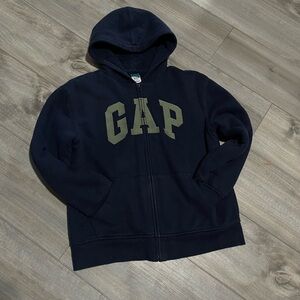 GAP Blue and Green Sweatshirt Hoodie Classic Design